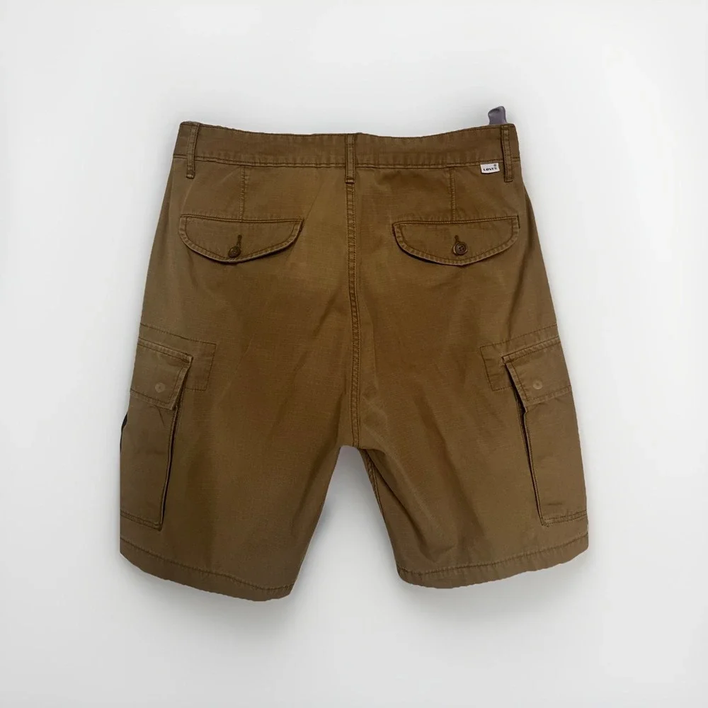 Levi's Shorts Mens Size 32 Carrier Cargo Canvas 9 in Inseam Brown Hiking Casual‎